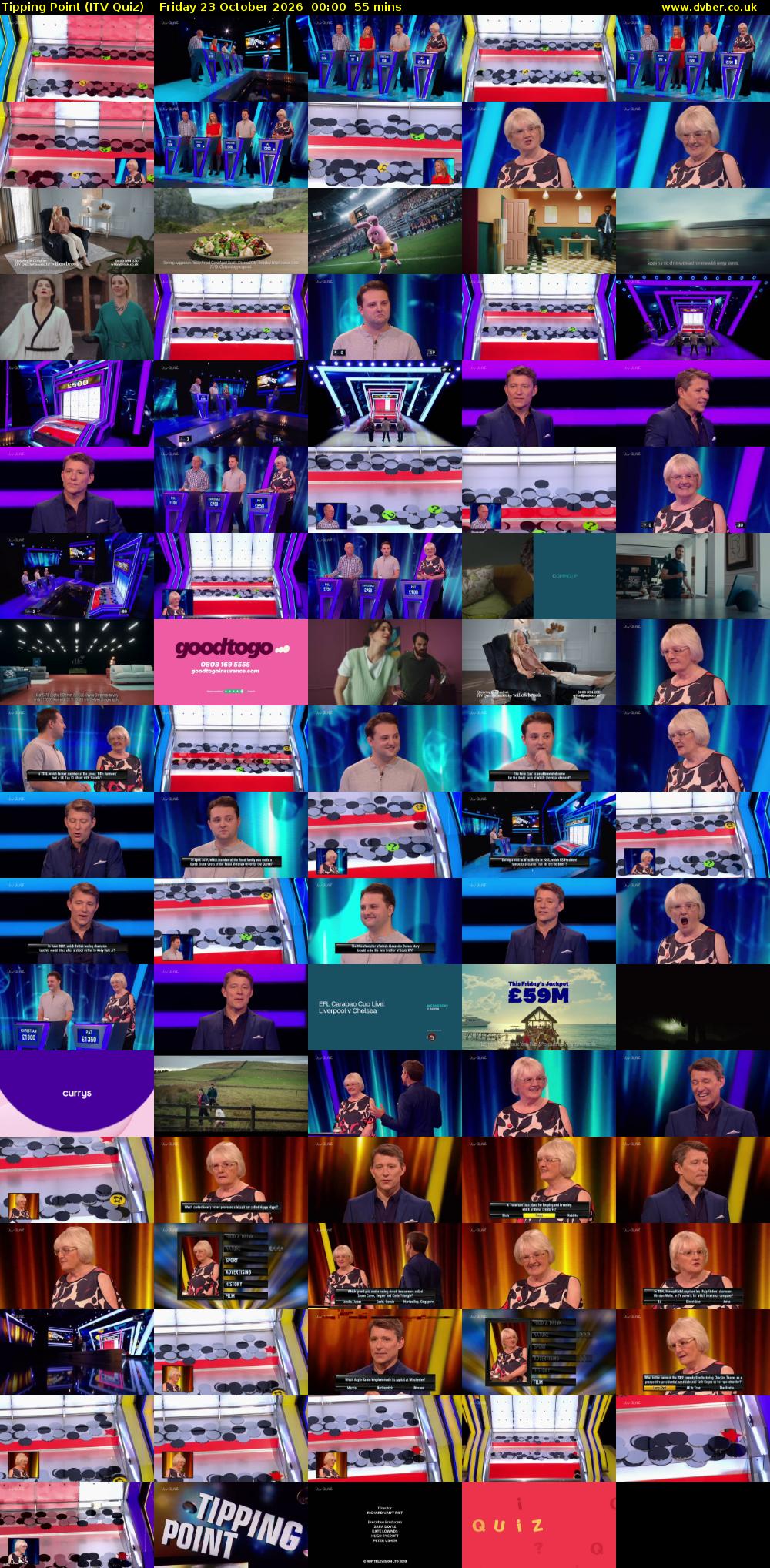 Tipping Point (ITV Quiz) Friday 23 October 2026 00:00 - 00:55