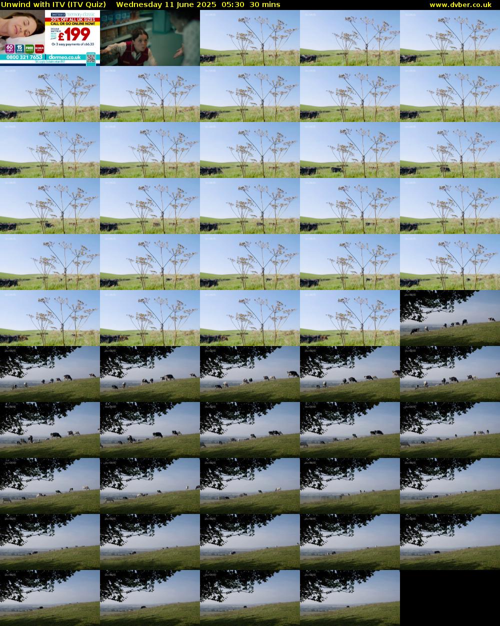 Unwind with ITV (ITV Quiz) Wednesday 11 June 2025 05:30 - 06:00