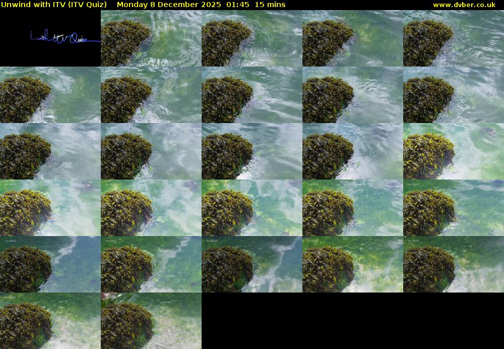 Unwind with ITV (ITV Quiz) Monday 8 December 2025 01:45 - 02:00
