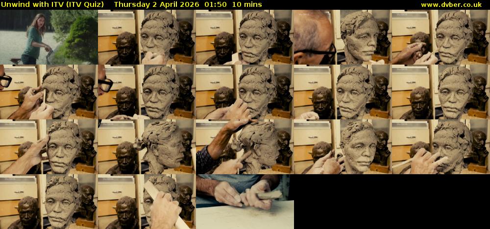 Unwind with ITV (ITV Quiz) Thursday 2 April 2026 01:50 - 02:00