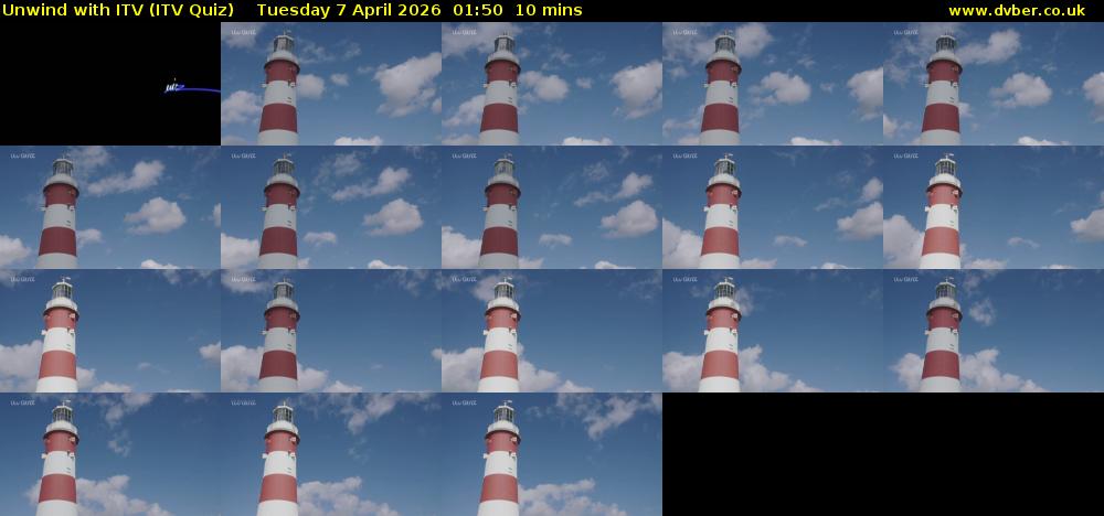 Unwind with ITV (ITV Quiz) Tuesday 7 April 2026 01:50 - 02:00