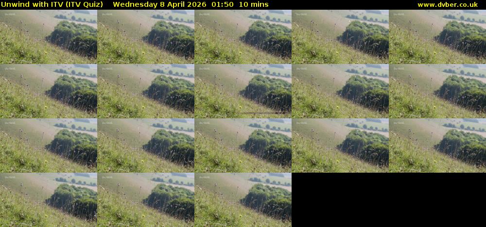 Unwind with ITV (ITV Quiz) Wednesday 8 April 2026 01:50 - 02:00