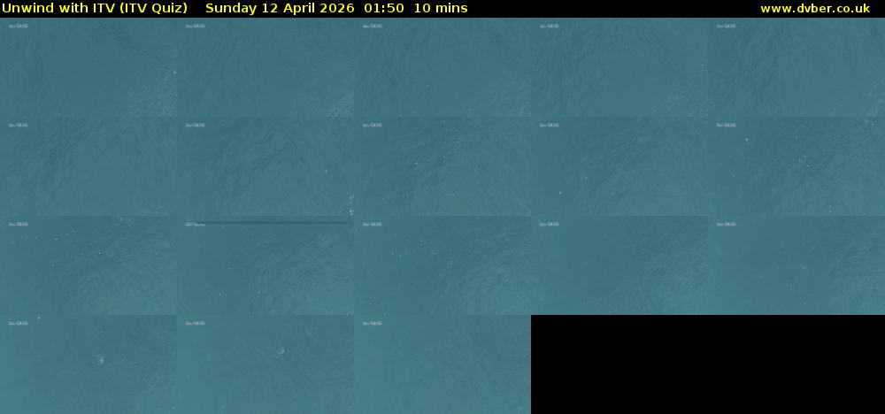 Unwind with ITV (ITV Quiz) Sunday 12 April 2026 01:50 - 02:00