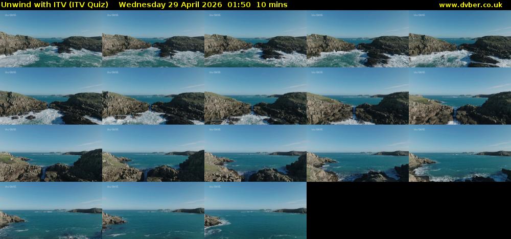 Unwind with ITV (ITV Quiz) Wednesday 29 April 2026 01:50 - 02:00