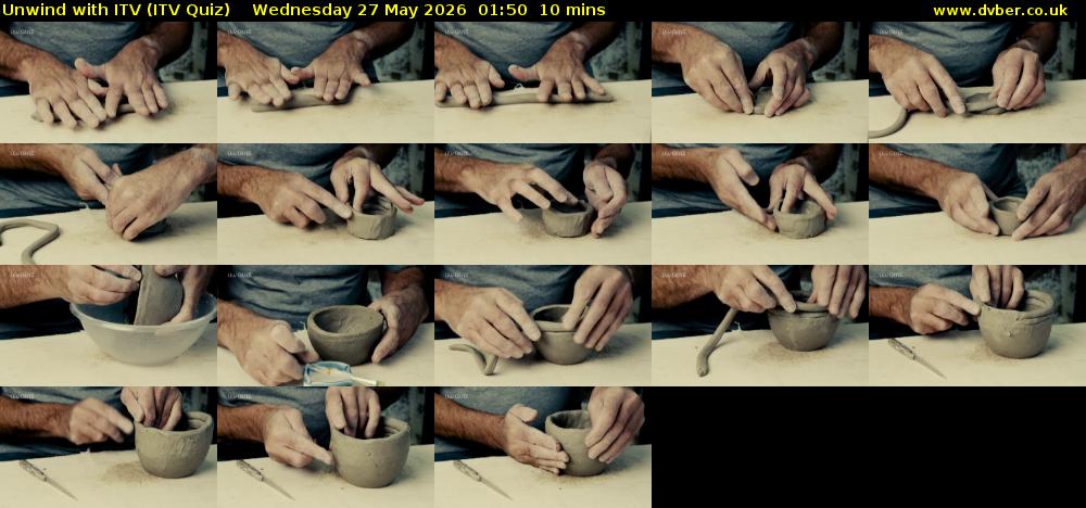 Unwind with ITV (ITV Quiz) Wednesday 27 May 2026 01:50 - 02:00
