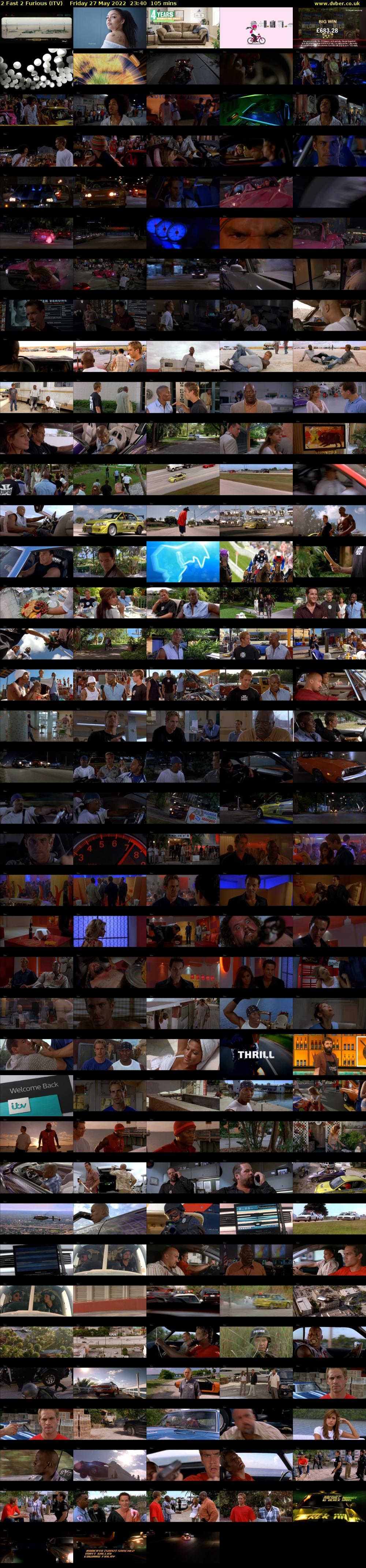 2 Fast 2 Furious (ITV) Friday 27 May 2022 23:40 - 01:25
