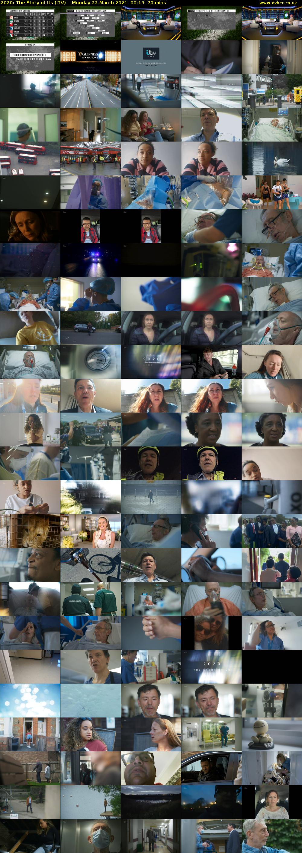 2020: The Story of Us (ITV) Monday 22 March 2021 00:15 - 01:25