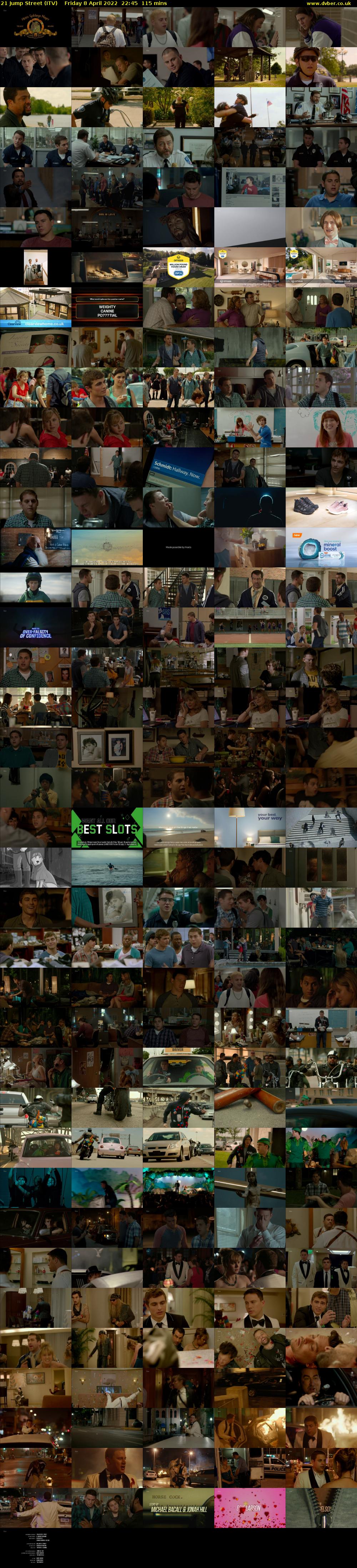 21 Jump Street (ITV) Friday 8 April 2022 22:45 - 00:40