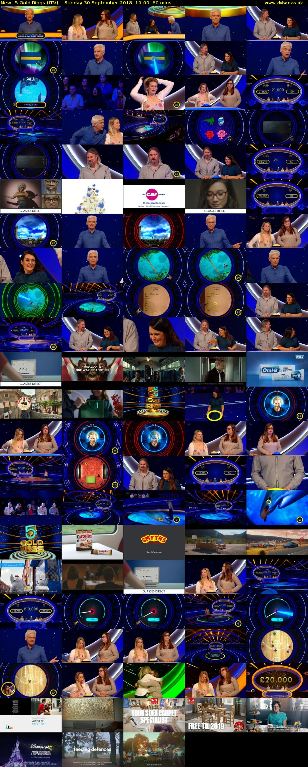 5 Gold Rings (ITV) Sunday 30 September 2018 19:00 - 20:00