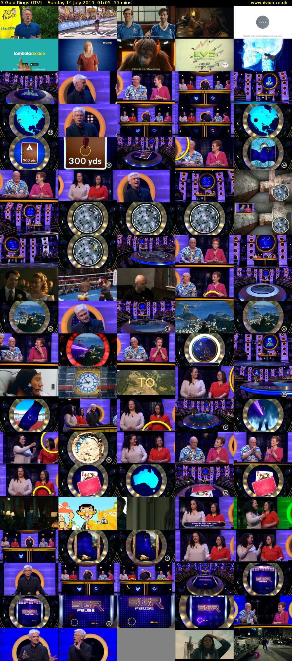 5 Gold Rings (ITV) Sunday 14 July 2019 01:05 - 02:00