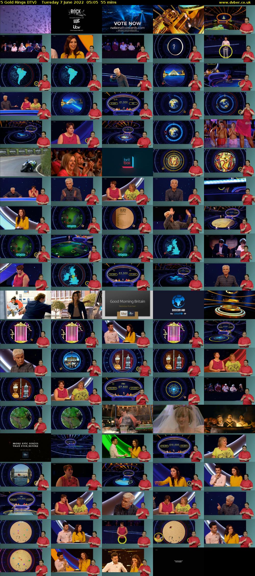 5 Gold Rings (ITV) Tuesday 7 June 2022 05:05 - 06:00