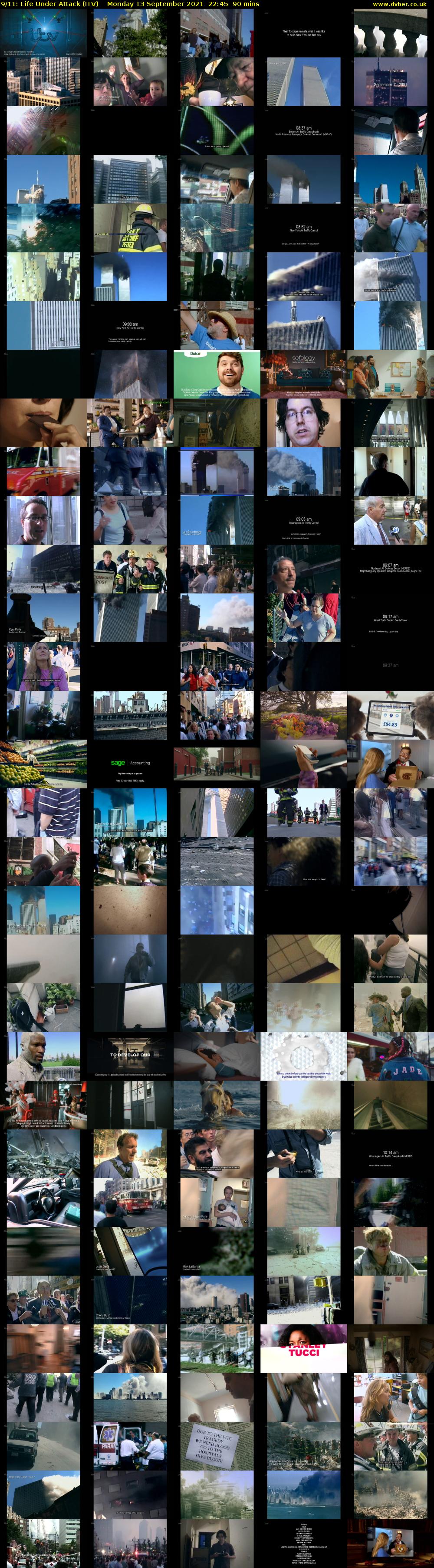 9/11: Life Under Attack (ITV) Monday 13 September 2021 22:45 - 00:15