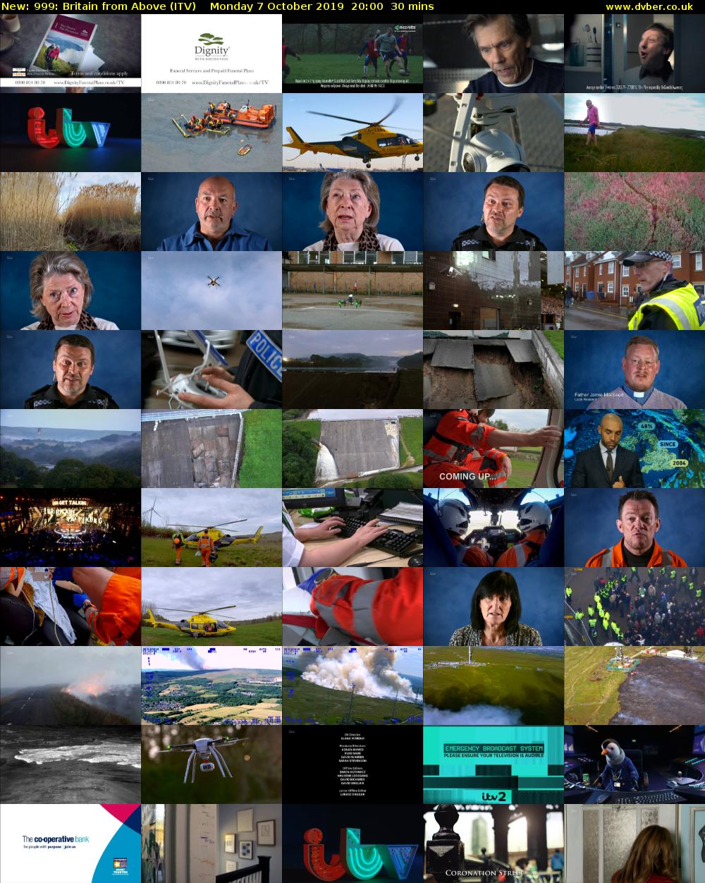 999: Britain from Above (ITV) Monday 7 October 2019 20:00 - 20:30