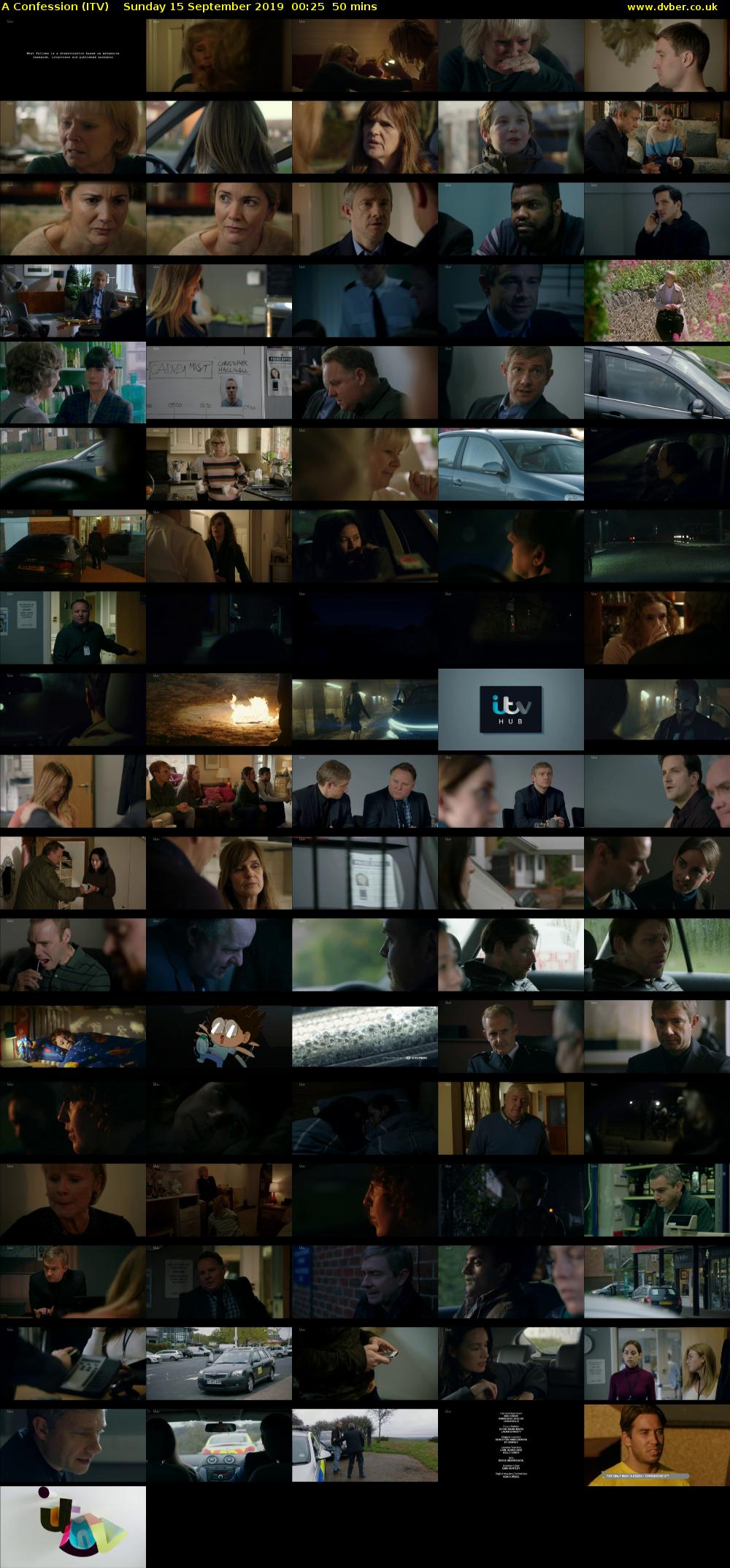 A Confession (ITV) Sunday 15 September 2019 00:25 - 01:15