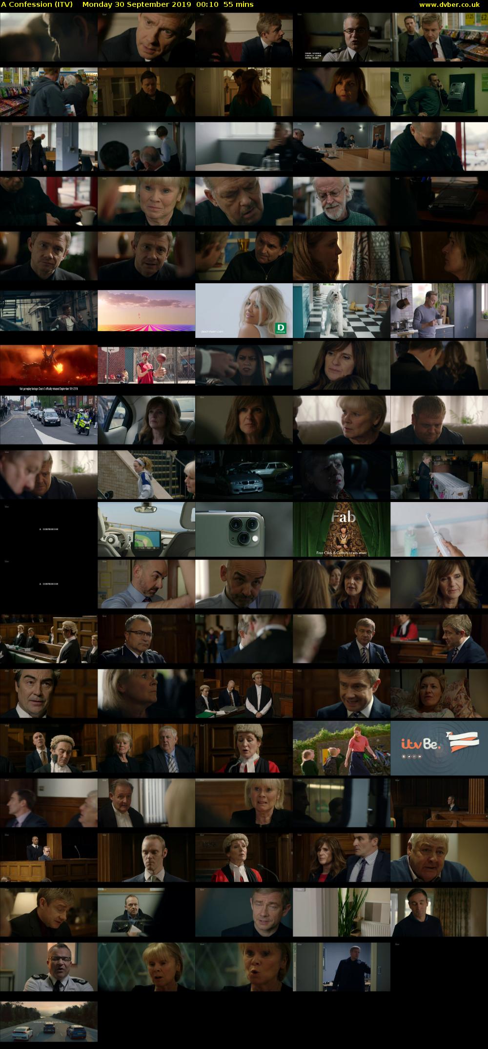 A Confession (ITV) Monday 30 September 2019 00:10 - 01:05