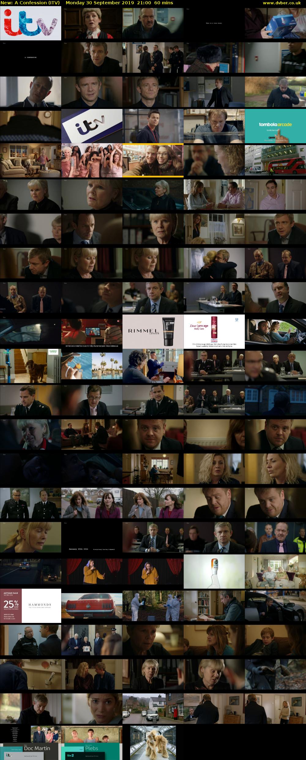 A Confession (ITV) Monday 30 September 2019 21:00 - 22:00