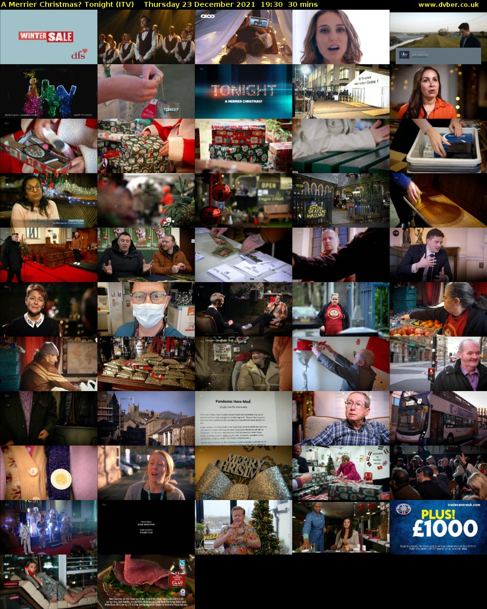 A Merrier Christmas? Tonight (ITV) Thursday 23 December 2021 19:30 - 20:00