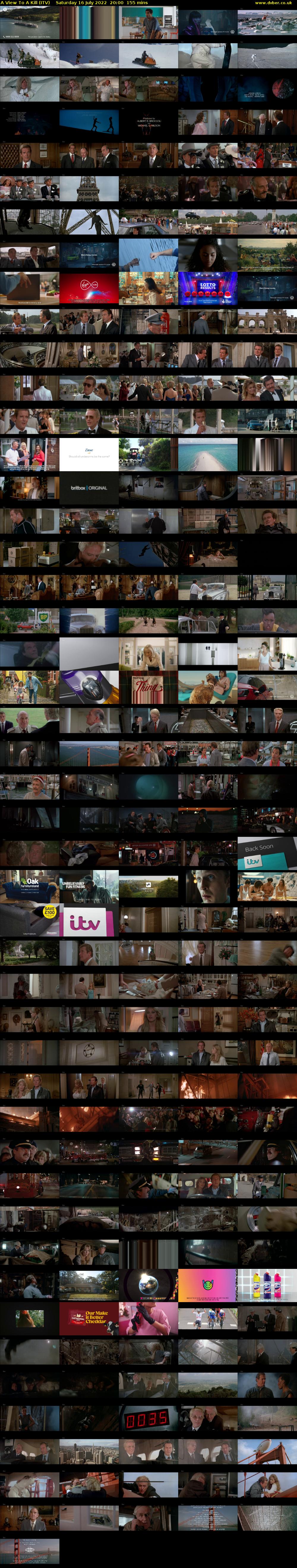 A View To A Kill (ITV) Saturday 16 July 2022 20:00 - 22:35