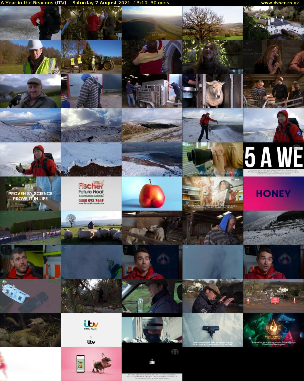 A Year in the Beacons (ITV) Saturday 7 August 2021 13:10 - 13:40