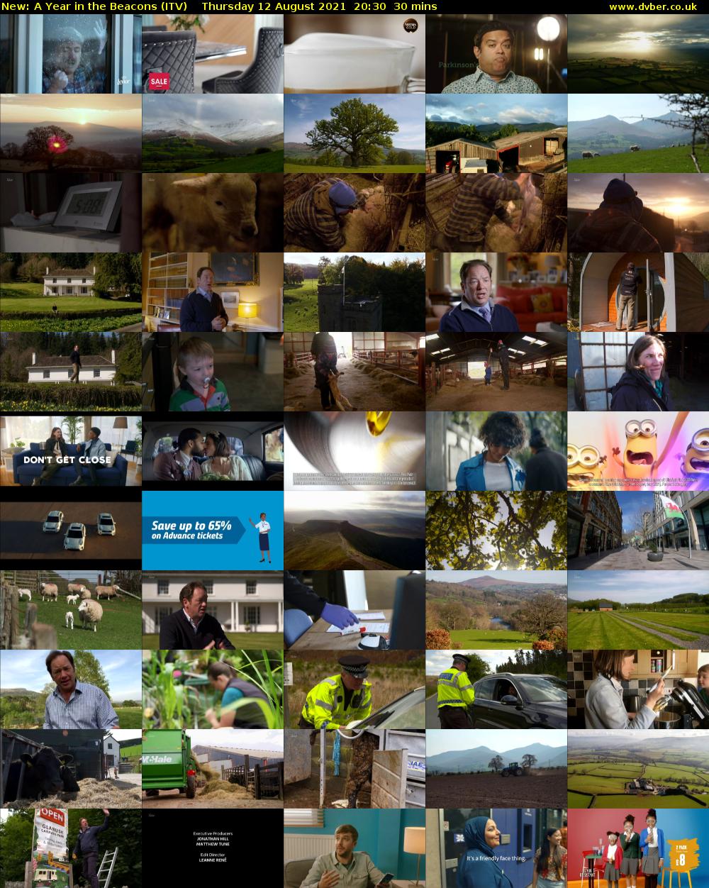 A Year in the Beacons (ITV) Thursday 12 August 2021 20:30 - 21:00