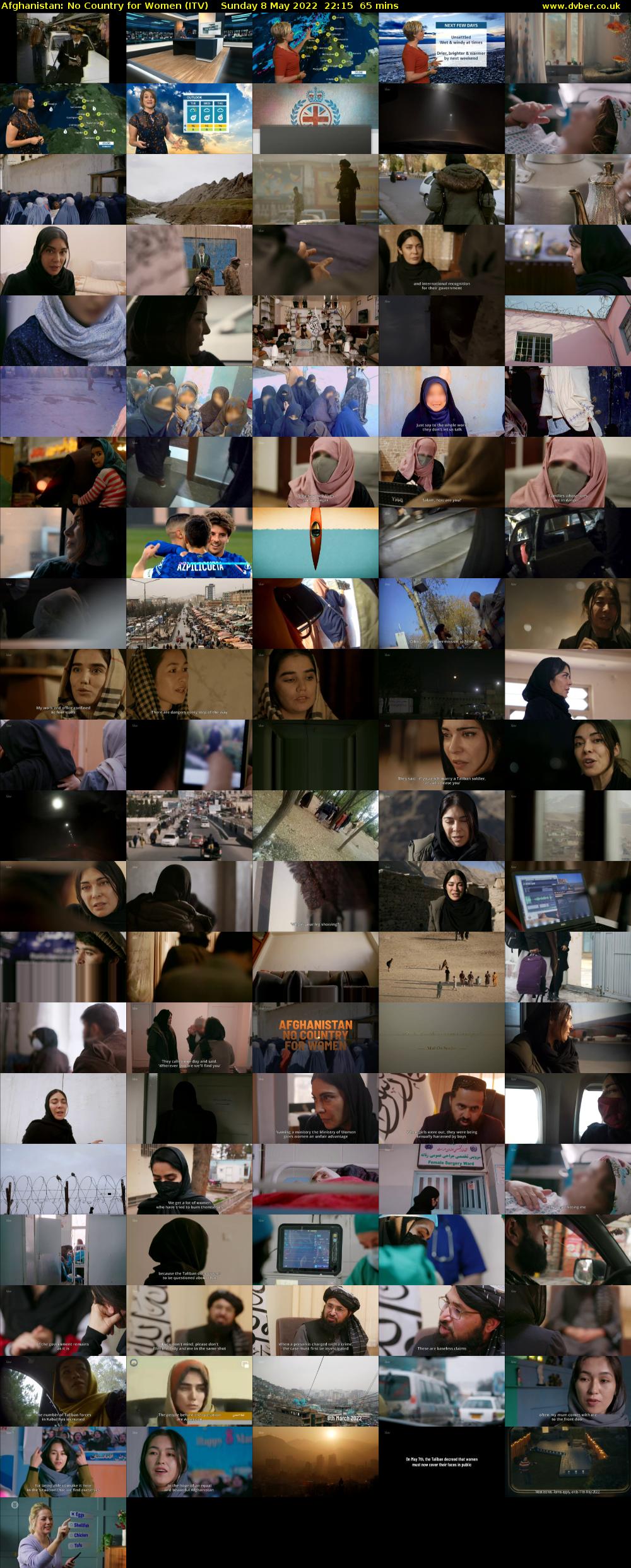 Afghanistan: No Country for Women (ITV) Sunday 8 May 2022 22:15 - 23:20