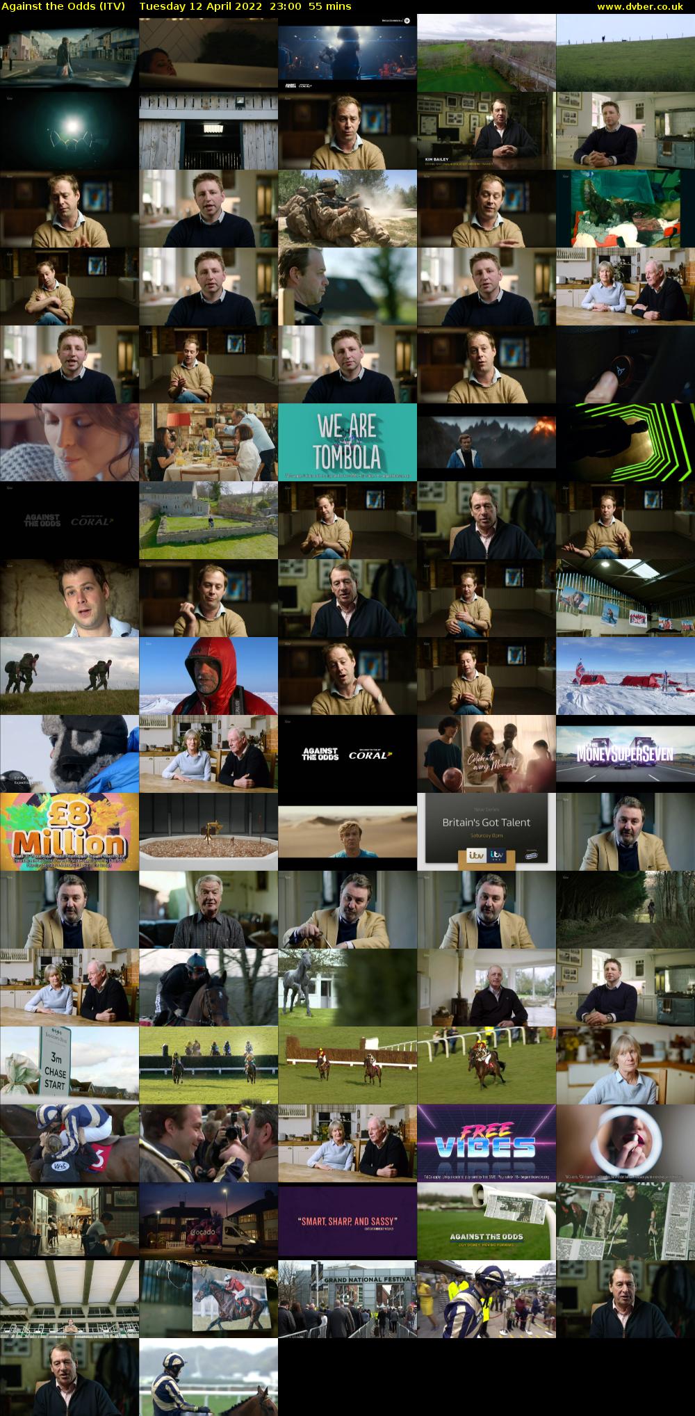 Against the Odds (ITV) Tuesday 12 April 2022 23:00 - 23:55