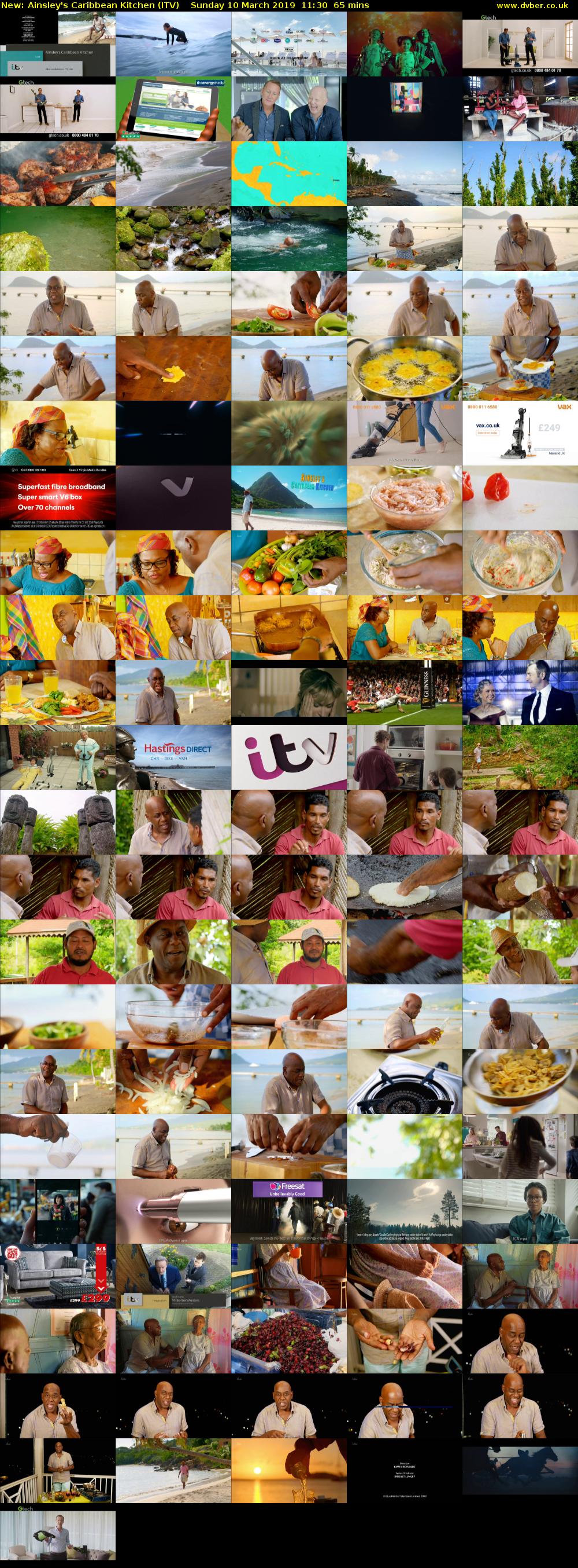Ainsley's Caribbean Kitchen (ITV) Sunday 10 March 2019 11:30 - 12:35