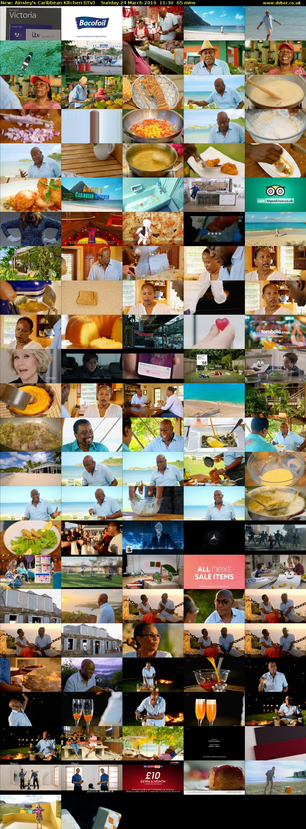 Ainsley's Caribbean Kitchen (ITV) Sunday 24 March 2019 11:30 - 12:35