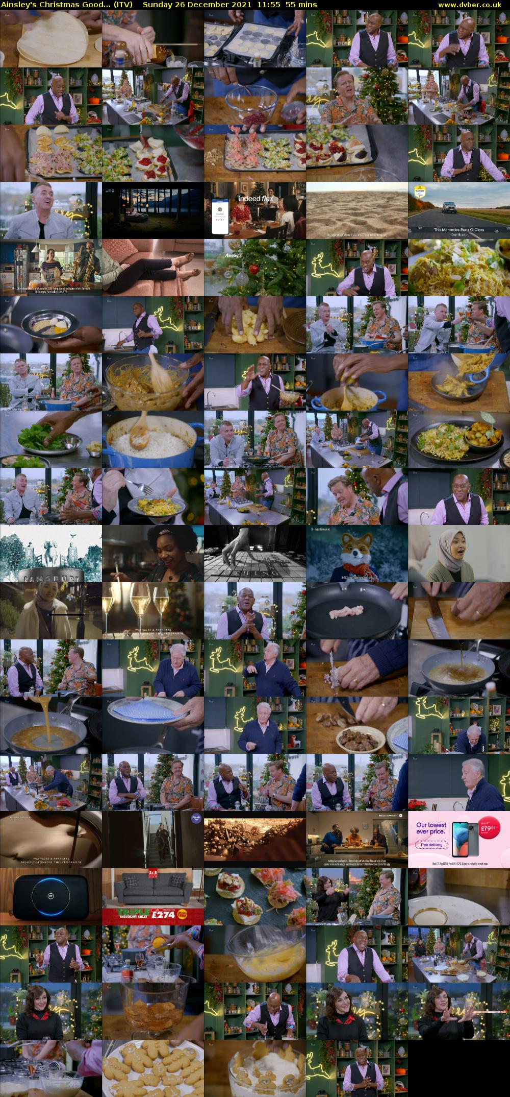 Ainsley's Christmas Good... (ITV) Sunday 26 December 2021 11:55 - 12:50