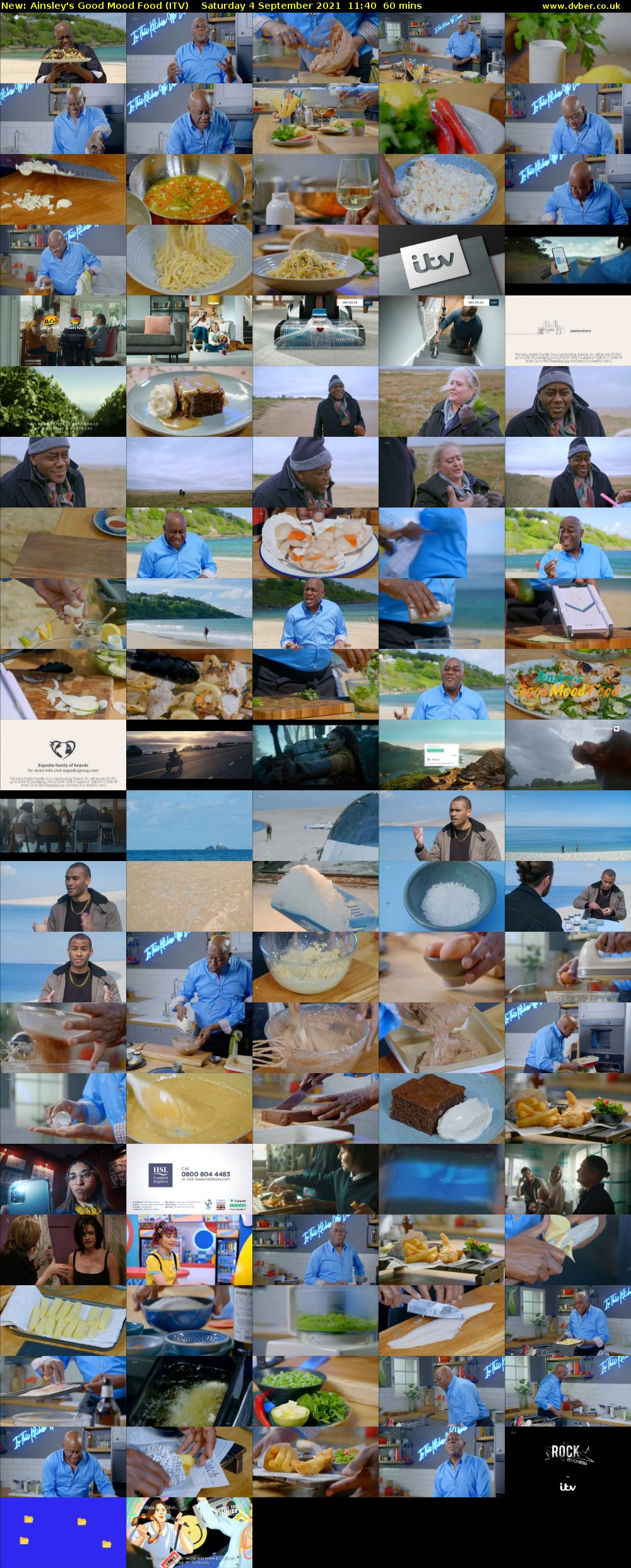 Ainsley's Good Mood Food (ITV) Saturday 4 September 2021 11:40 - 12:40