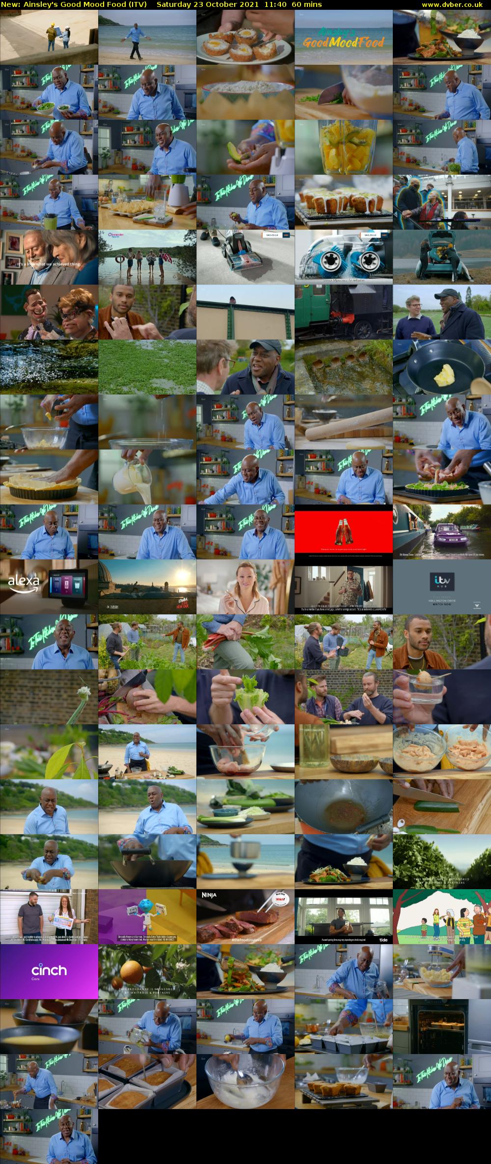 Ainsley's Good Mood Food (ITV) Saturday 23 October 2021 11:40 - 12:40