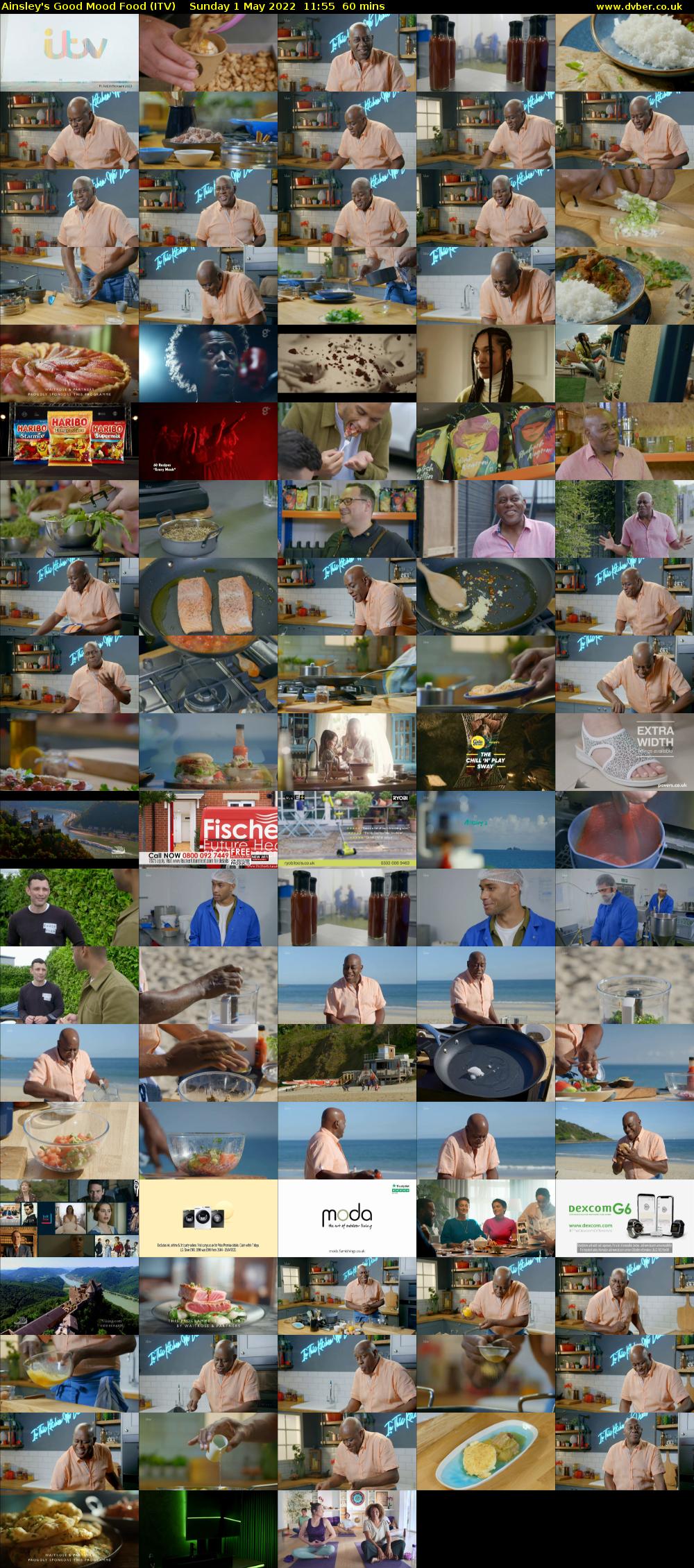 Ainsley's Good Mood Food (ITV) Sunday 1 May 2022 11:55 - 12:55
