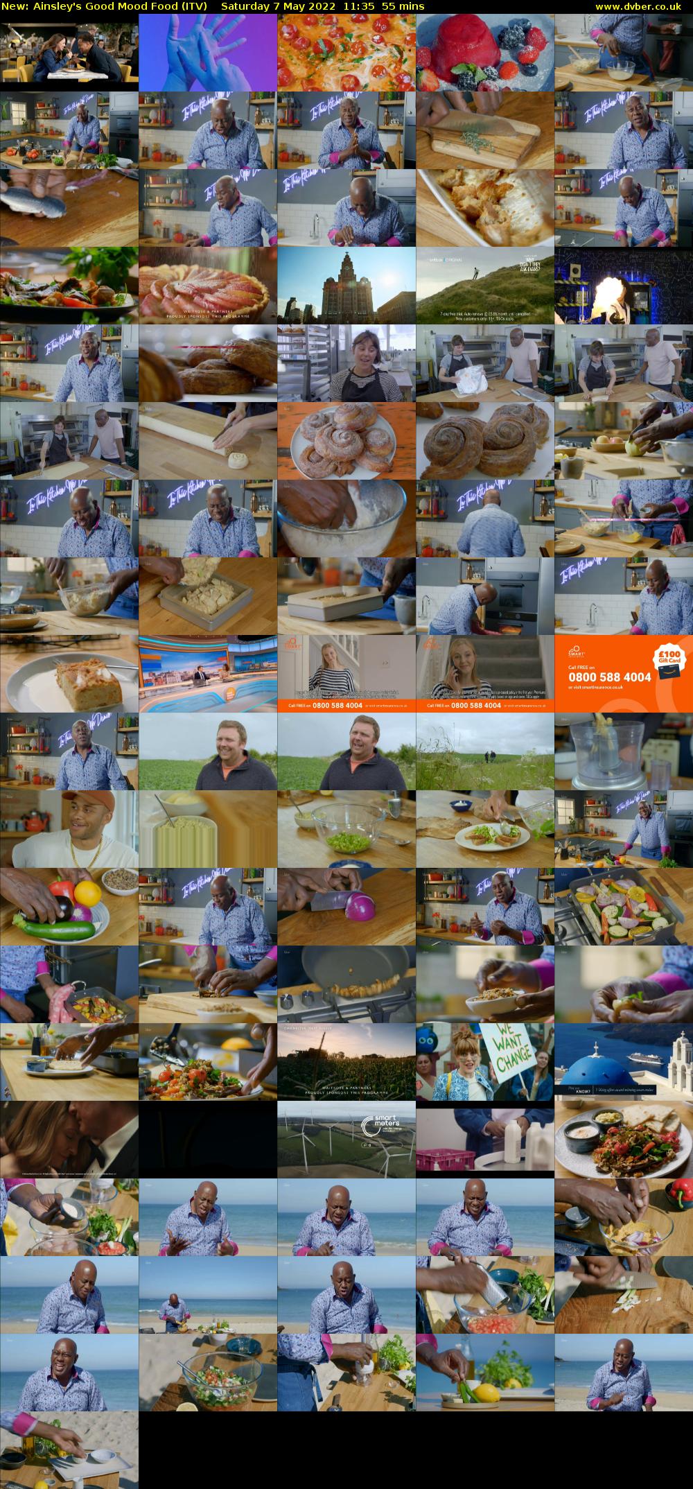 Ainsley's Good Mood Food (ITV) Saturday 7 May 2022 11:35 - 12:30