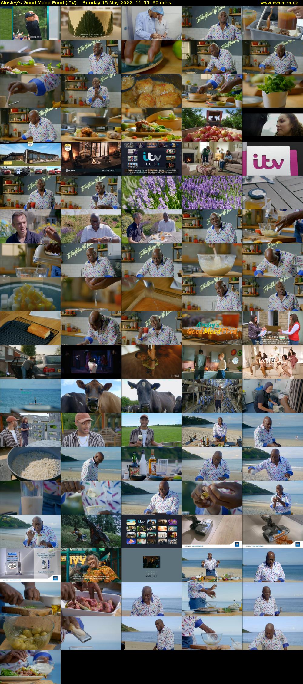 Ainsley's Good Mood Food (ITV) Sunday 15 May 2022 11:55 - 12:55