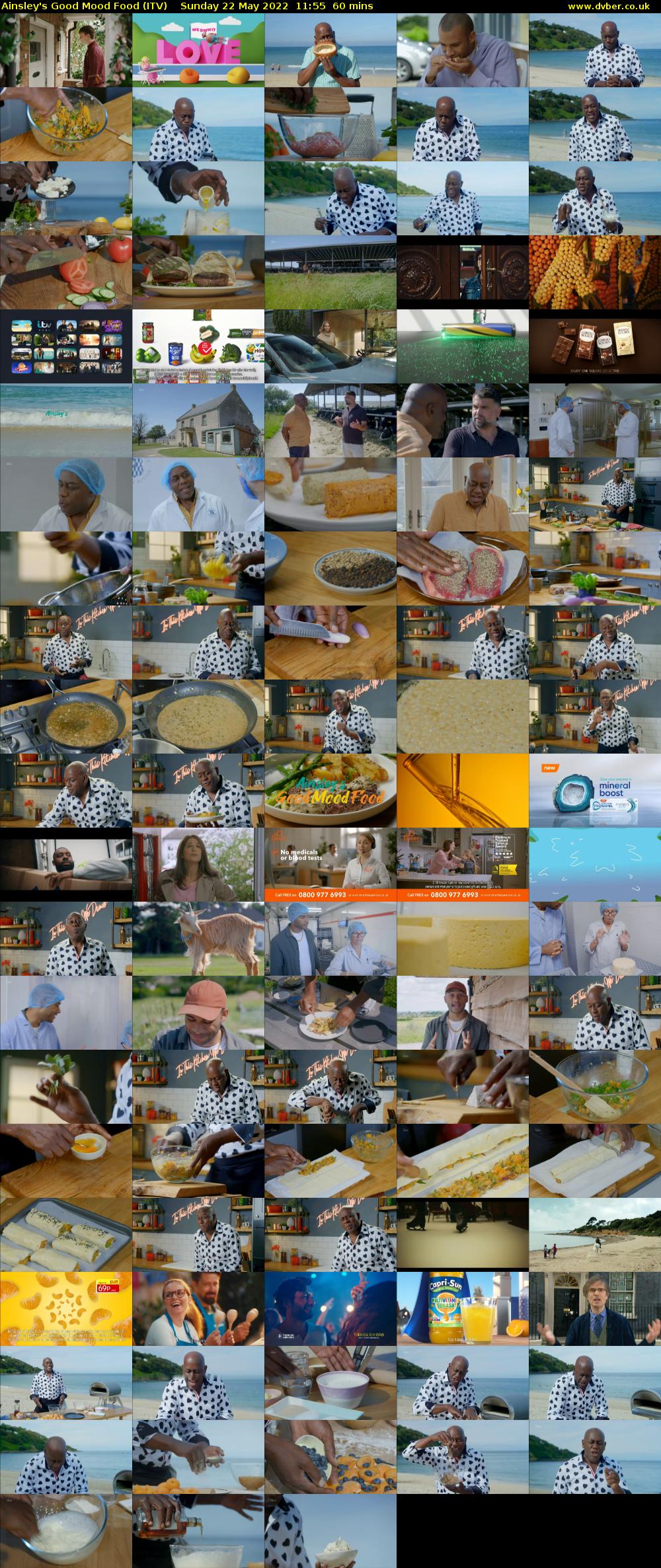 Ainsley's Good Mood Food (ITV) Sunday 22 May 2022 11:55 - 12:55
