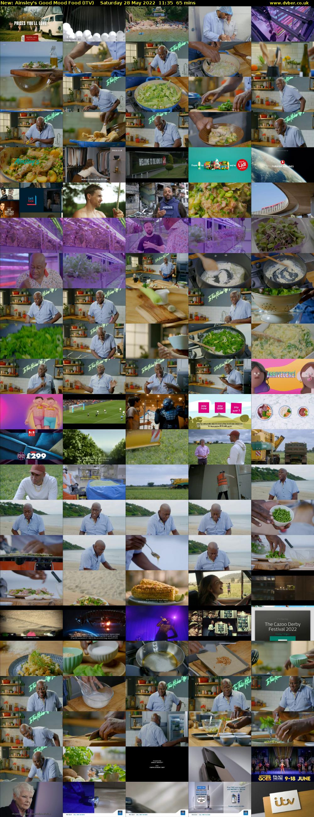 Ainsley's Good Mood Food (ITV) Saturday 28 May 2022 11:35 - 12:40