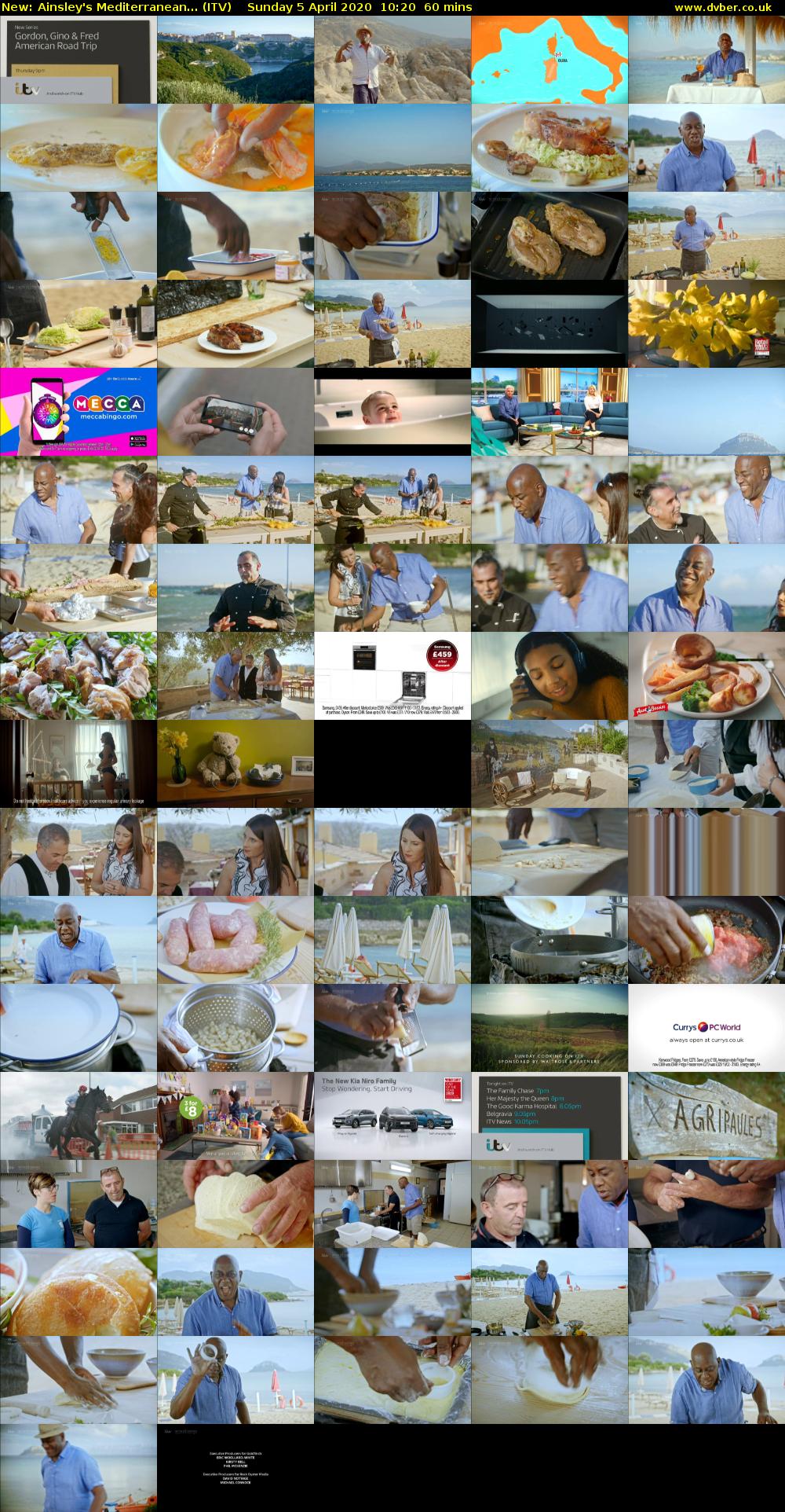 Ainsley's Mediterranean... (ITV) Sunday 5 April 2020 10:20 - 11:20