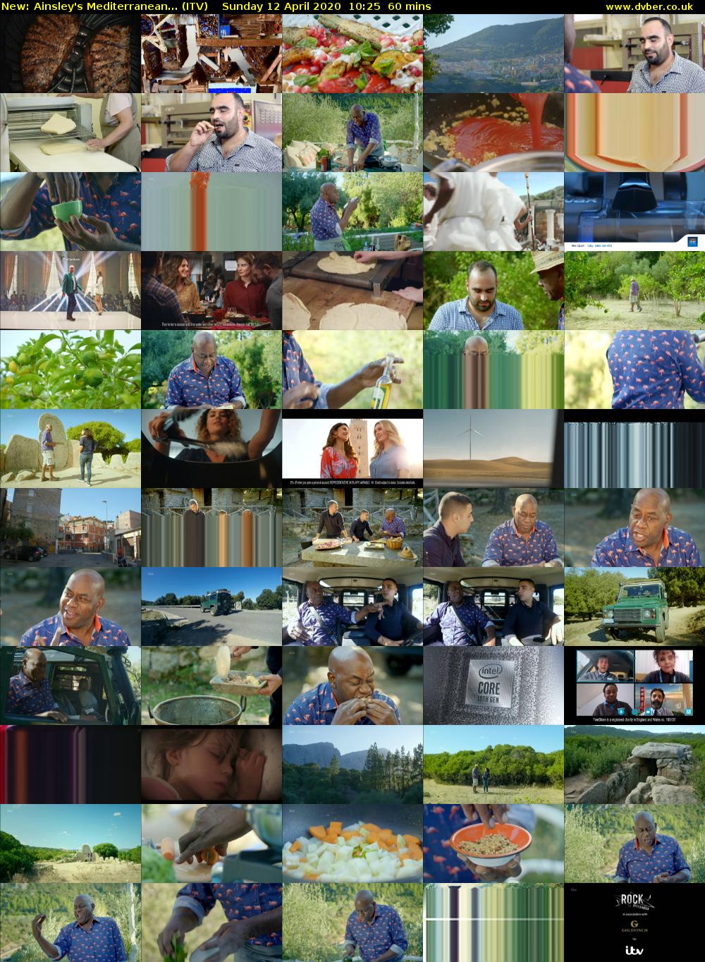 Ainsley's Mediterranean... (ITV) Sunday 12 April 2020 10:25 - 11:25