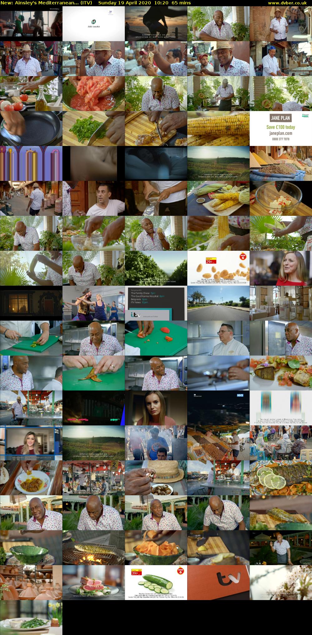 Ainsley's Mediterranean... (ITV) Sunday 19 April 2020 10:20 - 11:25