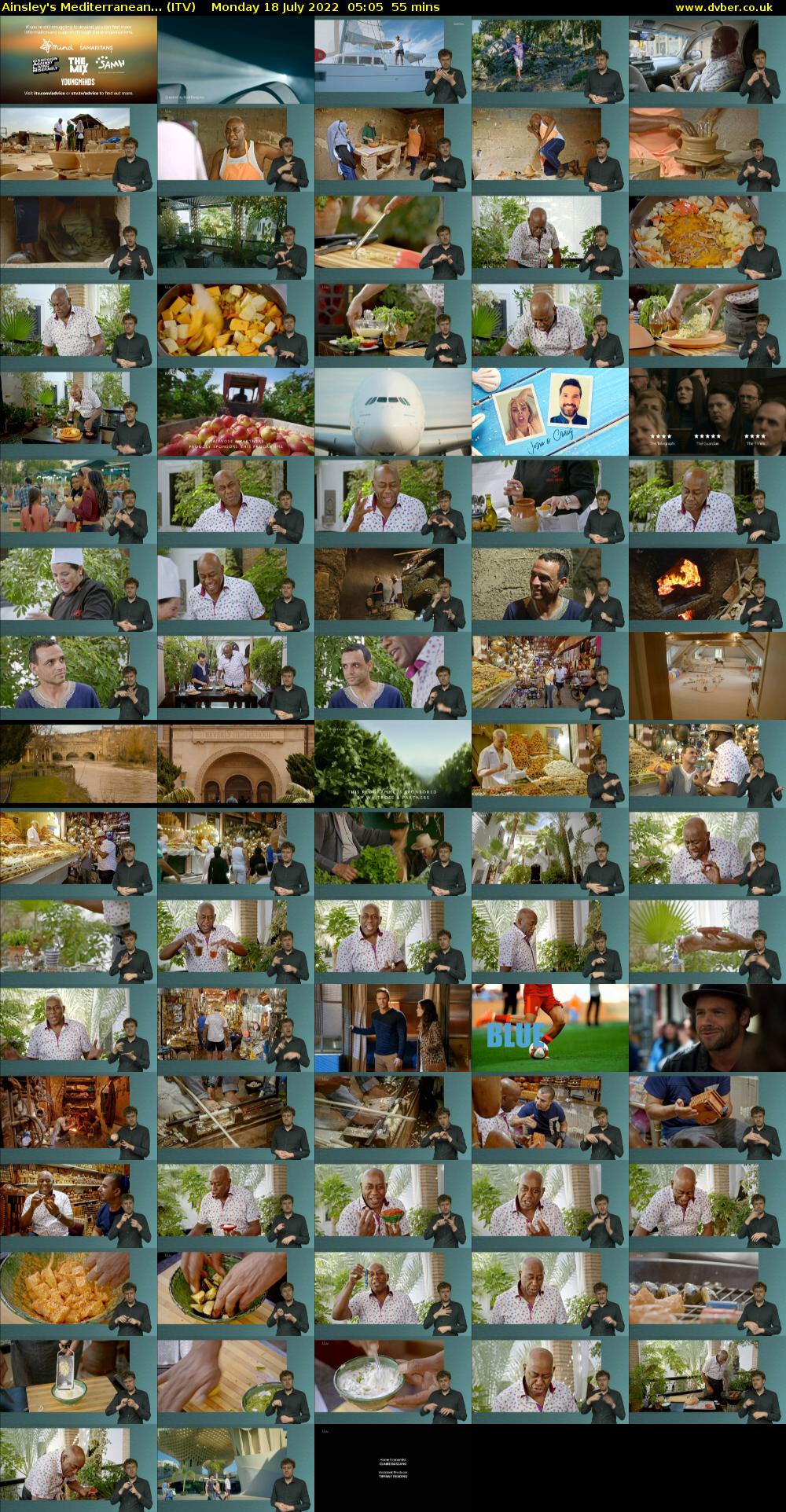 Ainsley's Mediterranean... (ITV) Monday 18 July 2022 05:05 - 06:00