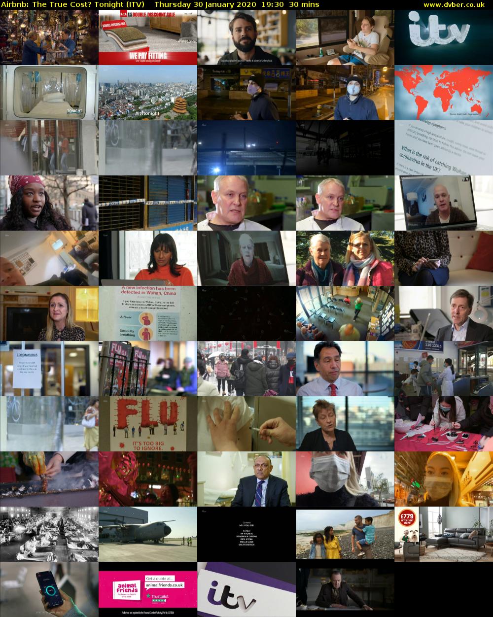 Airbnb: The True Cost? Tonight (ITV) Thursday 30 January 2020 19:30 - 20:00