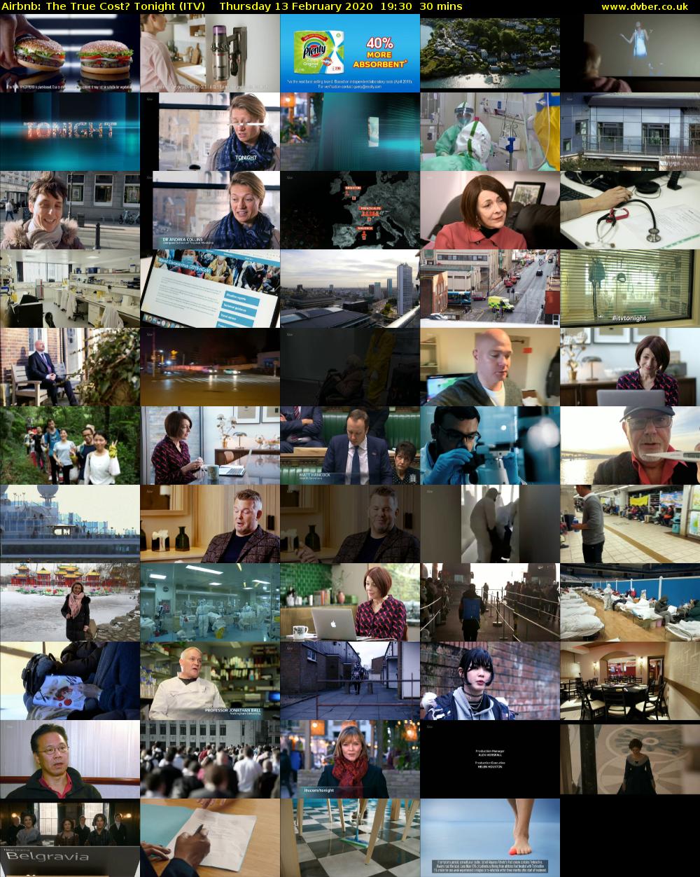 Airbnb: The True Cost? Tonight (ITV) Thursday 13 February 2020 19:30 - 20:00