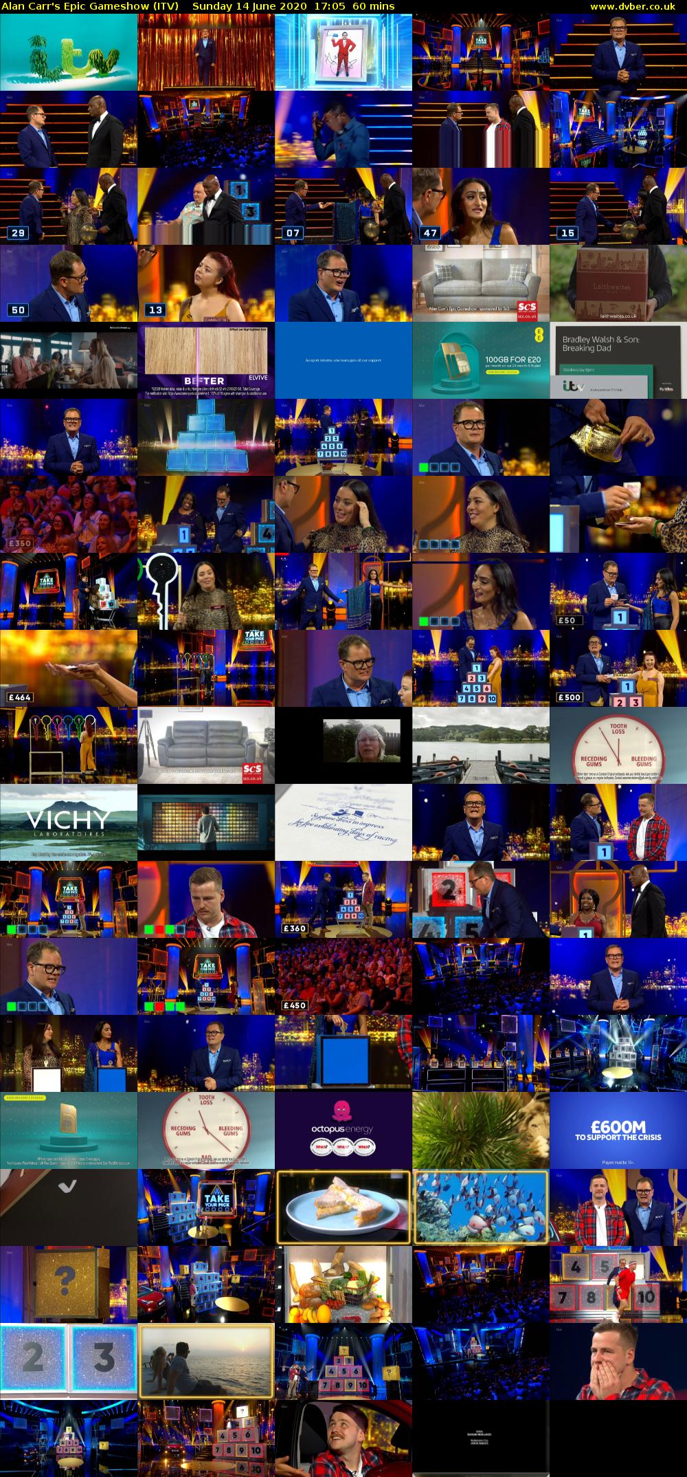 Alan Carr's Epic Gameshow (ITV) Sunday 14 June 2020 17:05 - 18:05