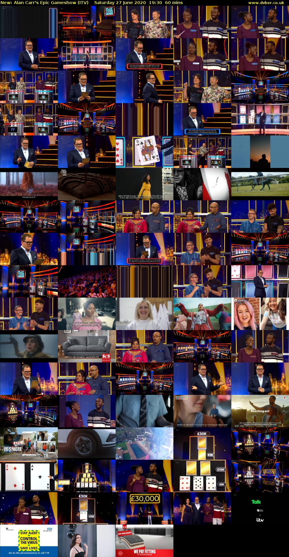 Alan Carr's Epic Gameshow (ITV) Saturday 27 June 2020 19:30 - 20:30