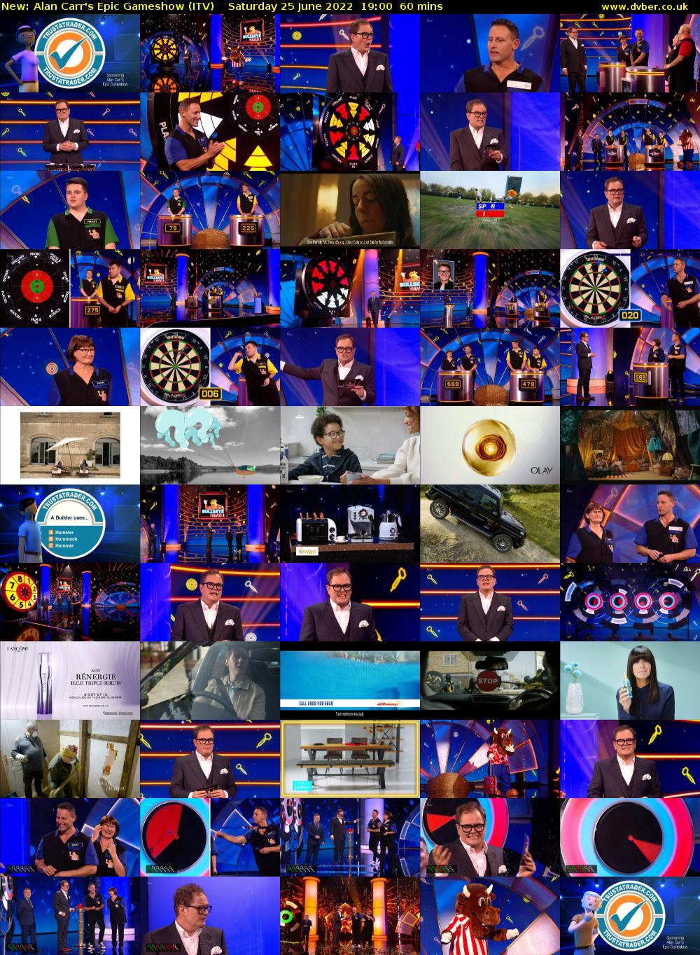 Alan Carr's Epic Gameshow (ITV) Saturday 25 June 2022 19:00 - 20:00