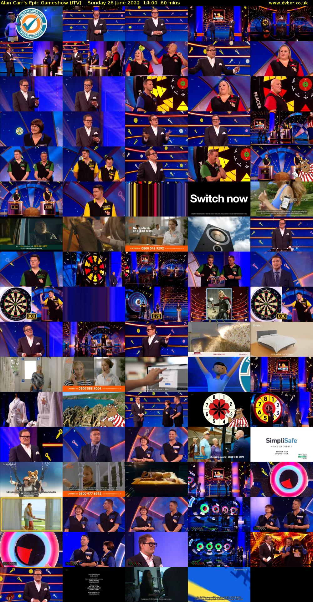 Alan Carr's Epic Gameshow (ITV) Sunday 26 June 2022 14:00 - 15:00