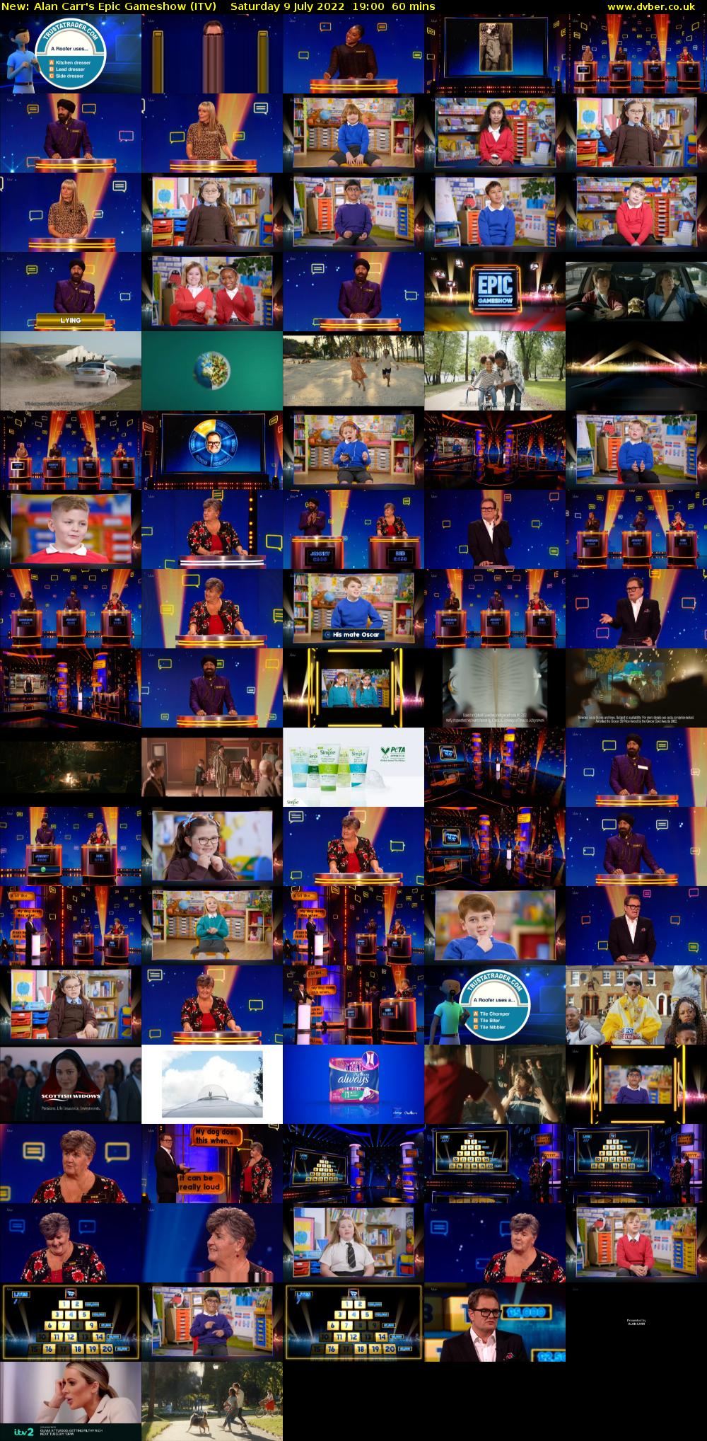 Alan Carr's Epic Gameshow (ITV) Saturday 9 July 2022 19:00 - 20:00