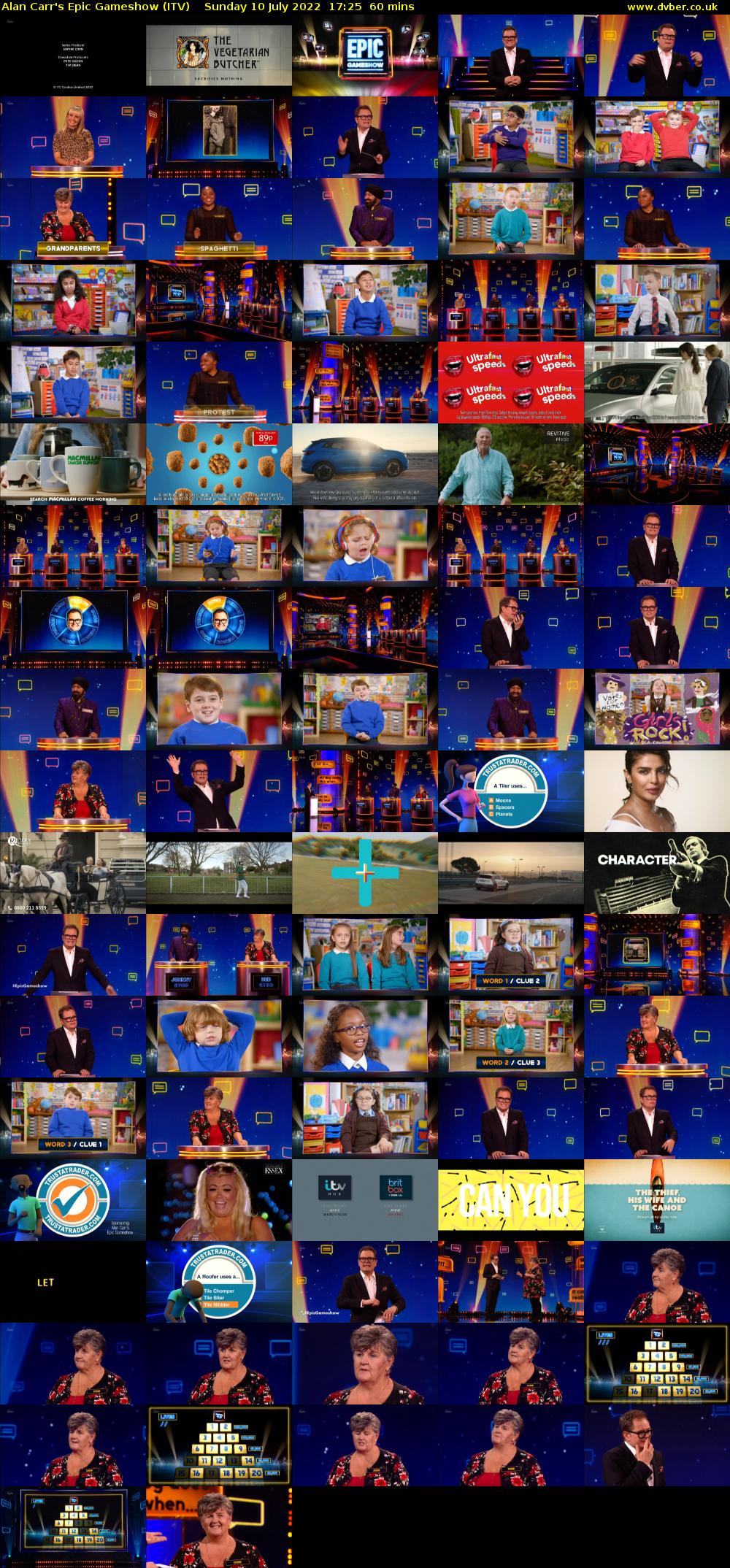 Alan Carr's Epic Gameshow (ITV) Sunday 10 July 2022 17:25 - 18:25