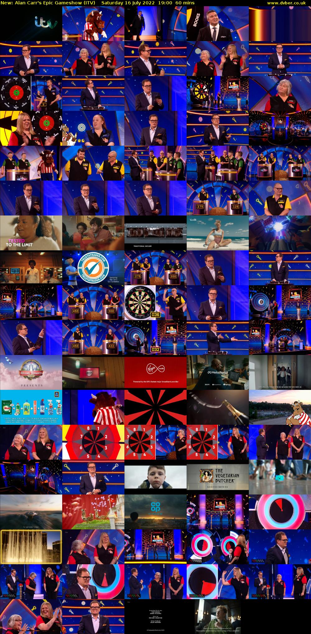Alan Carr's Epic Gameshow (ITV) Saturday 16 July 2022 19:00 - 20:00