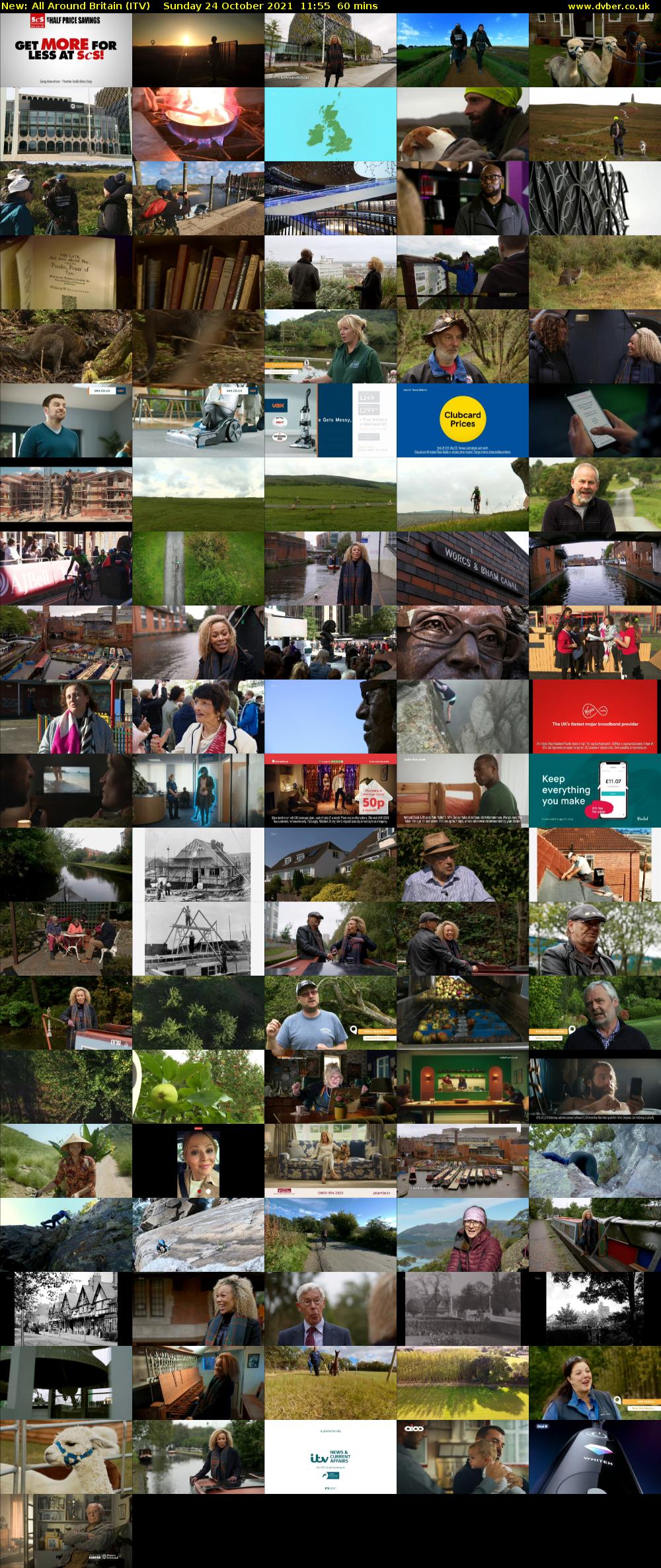 All Around Britain (ITV) Sunday 24 October 2021 11:55 - 12:55